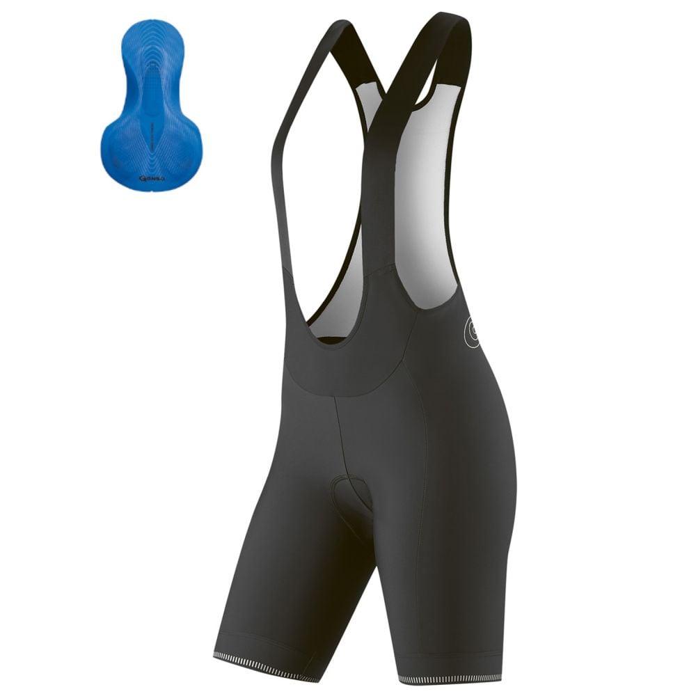 Gonso Damen-Radshort SITIVO BIB - Liquid-Life #Wähle Deine Farbe_black/skydiver