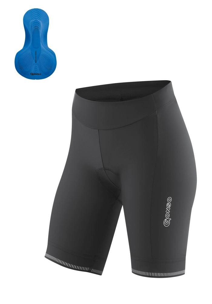 Gonso Damen-Radshort SITIVO - Liquid-Life #Wähle Deine Farbe_black/skydiver