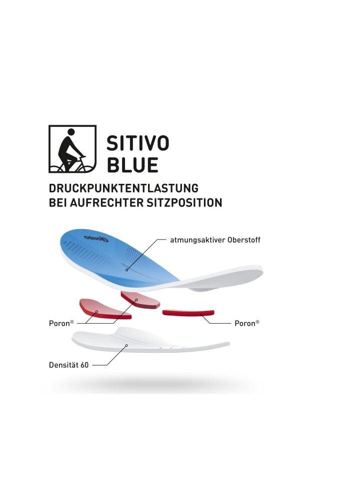 Gonso Damen-Radshort SITIVO - Liquid-Life #Wähle Deine Farbe_black/skydiver