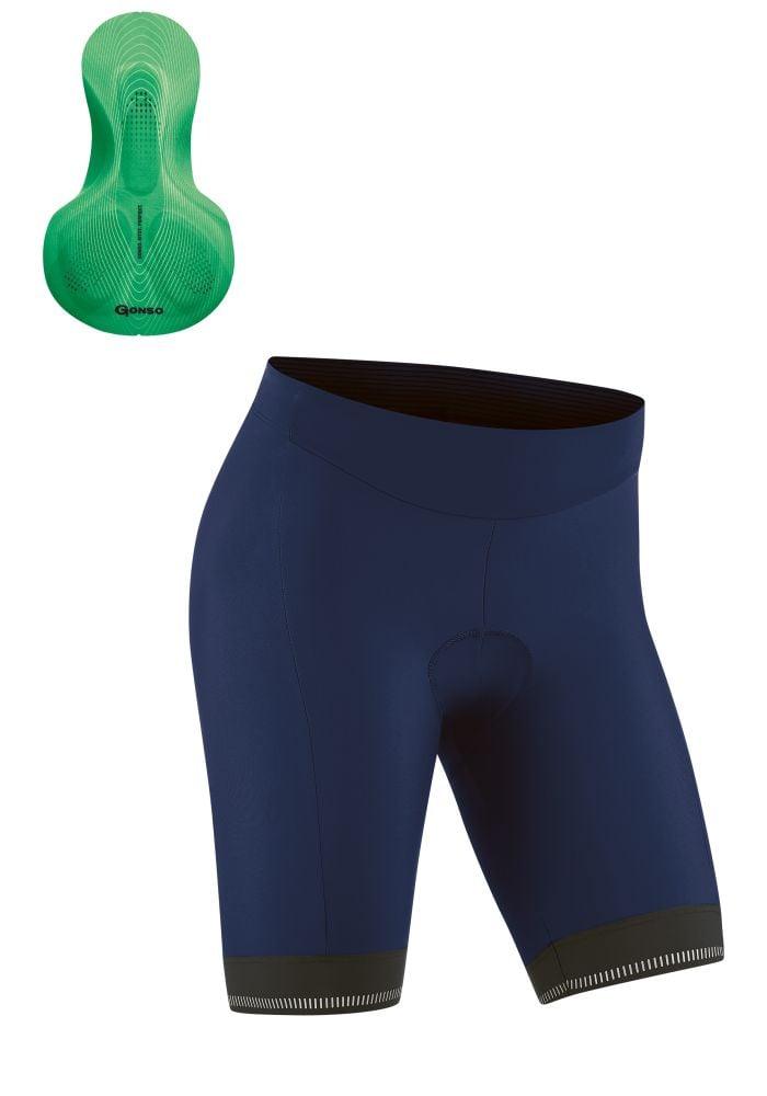 Gonso Damen-Radshort SITIVO - Liquid-Life #Wähle Deine Farbe_etheblu/brightgreen