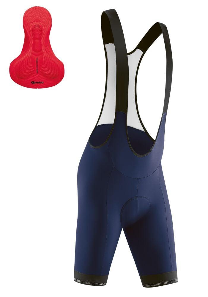 Gonso Radshort SITIVO BIB - Liquid-Life #Wähle Deine Farbe_etheral blu/fire