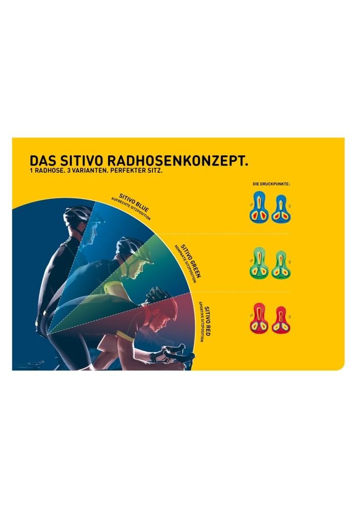 Gonso Radshort SITIVO M - Liquid-Life #Wähle Deine Farbe_Black / Skydiver