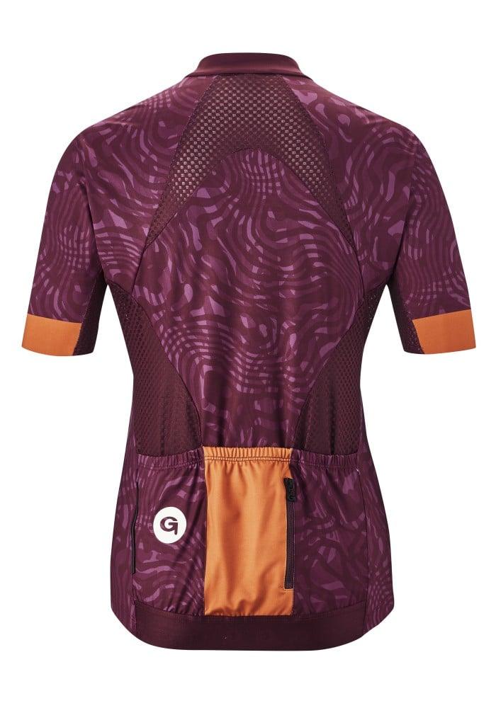 Gonso Scalette Radtrikot-1/2-FZ - Liquid-Life #Wähle Deine Farbe_Prune