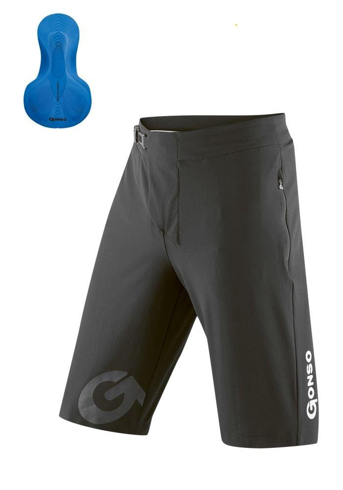 Gonso Sitivo Shorts Bikeshort - Liquid-Life #Wähle Deine Farbe_black/skydiver