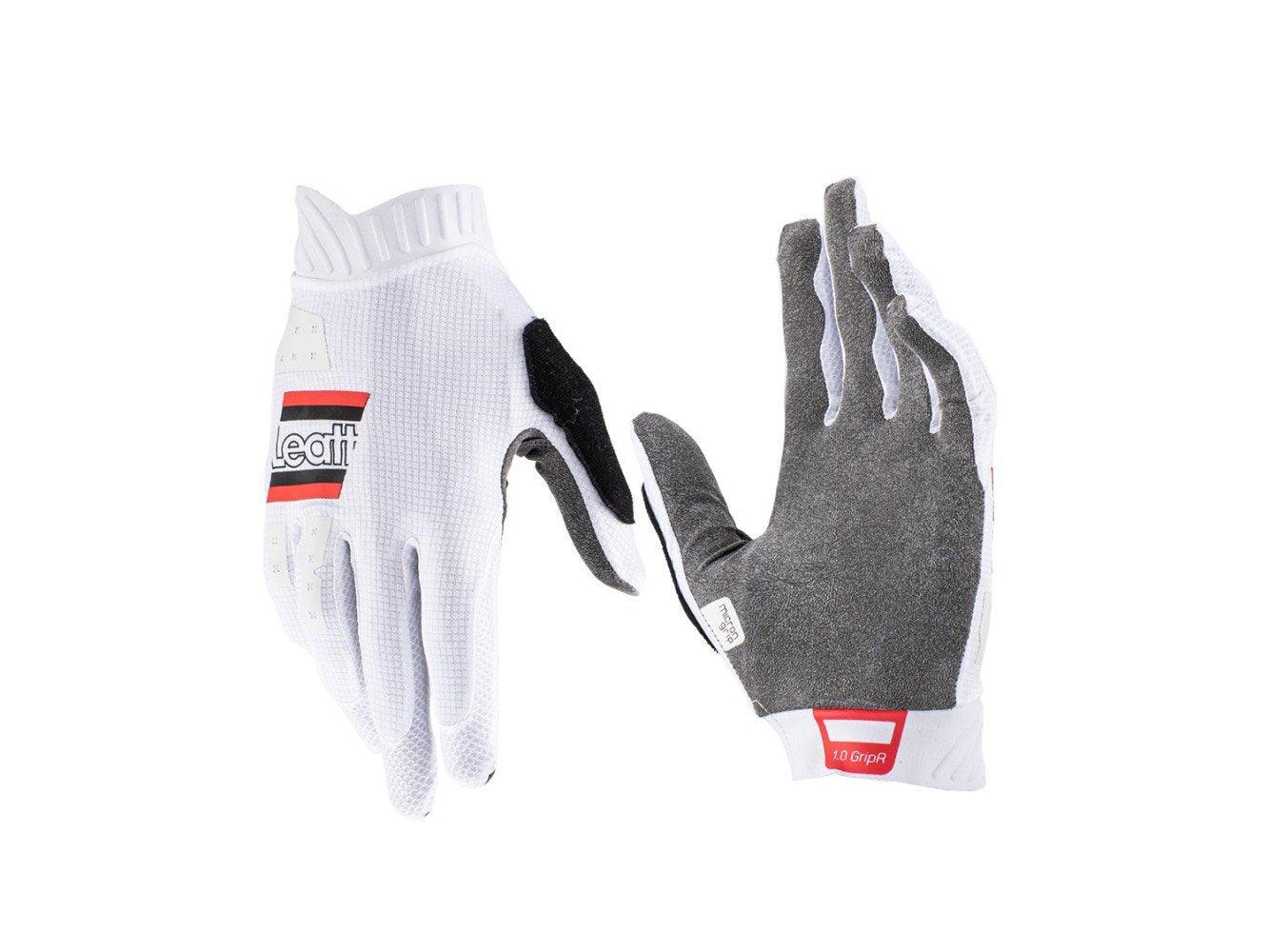 Leatt Glove MTB 1.0 GripR Junior - Liquid-Life #Wähle Deine Farbe_White