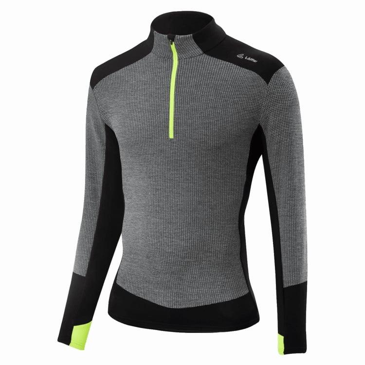 Löffler Midlayer Matrix Transtex - Liquid-Life #Wähle Deine Farbe_Black/Neon Yellow
