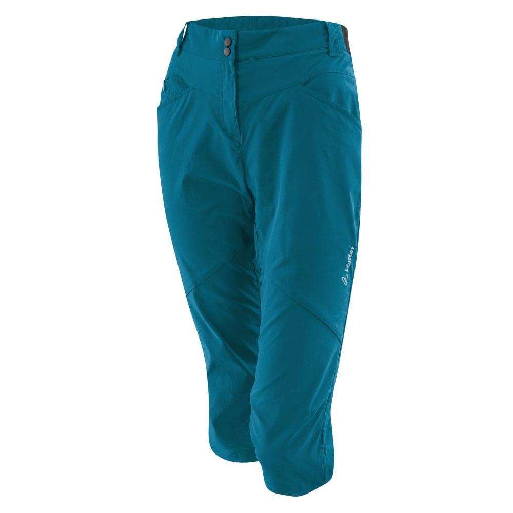 Löffler W 3/4 Bike Pants CSL - Liquid-Life #Wähle Deine Farbe_Korallenblau