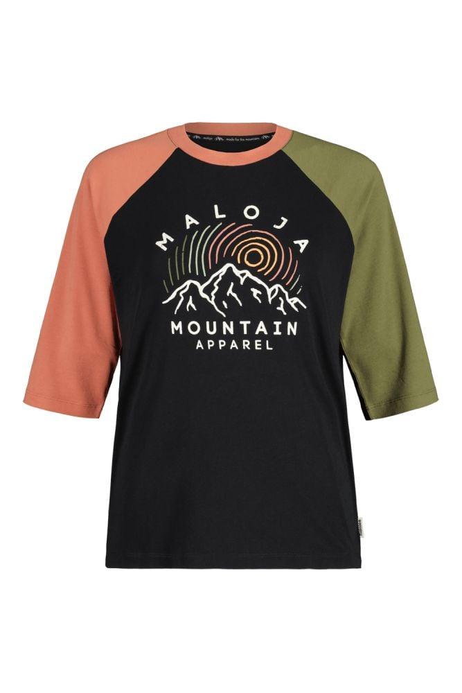 Maloja CorteM. Organic Cotton Tee - Liquid-Life #Wähle Deine Farbe_Moonless