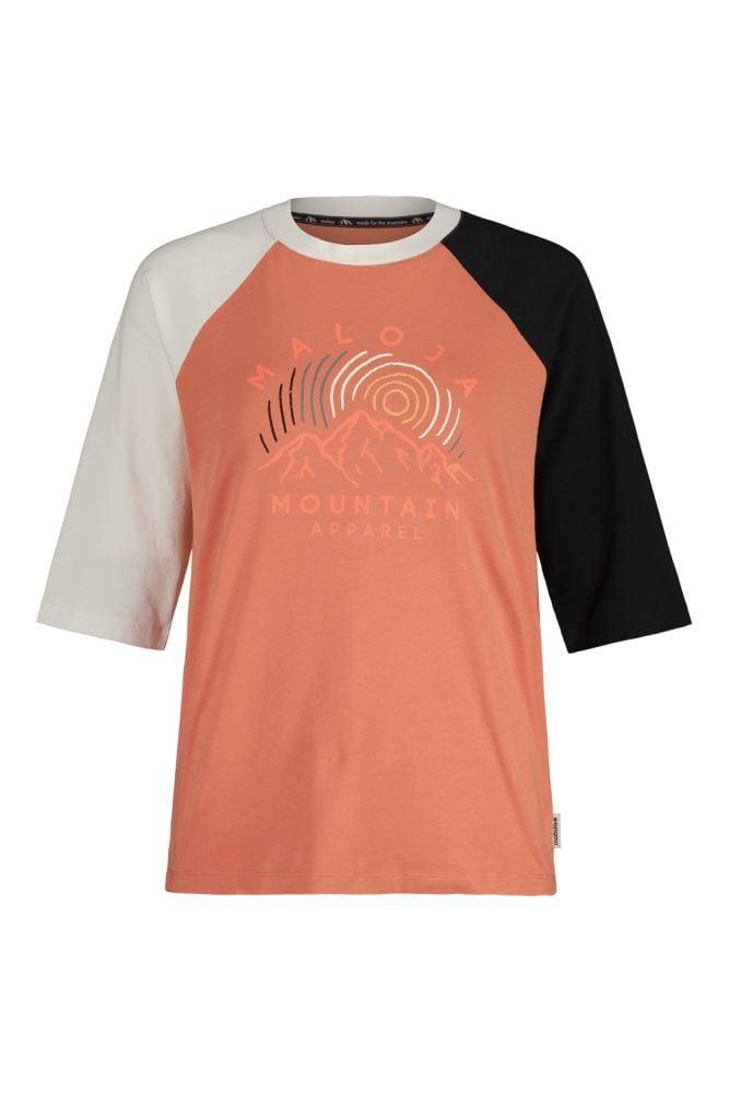 Maloja CorteM. Organic Cotton Tee - Liquid-Life #Wähle Deine Farbe_Rosewood
