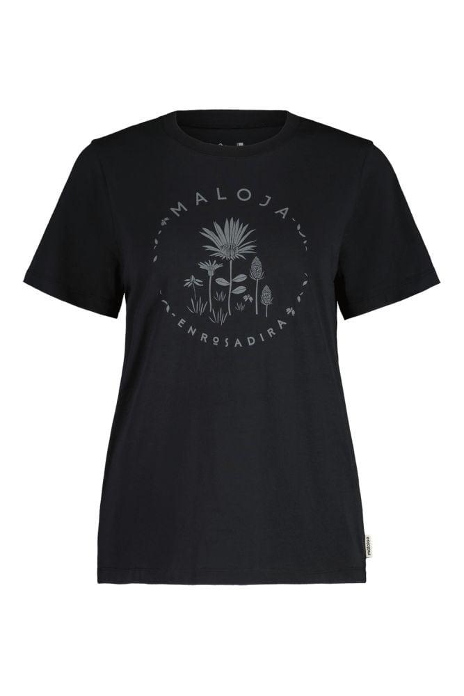 Maloja PeniaM. Organic Cotton Tee - Liquid-Life #Wähle Deine Farbe_Moonless