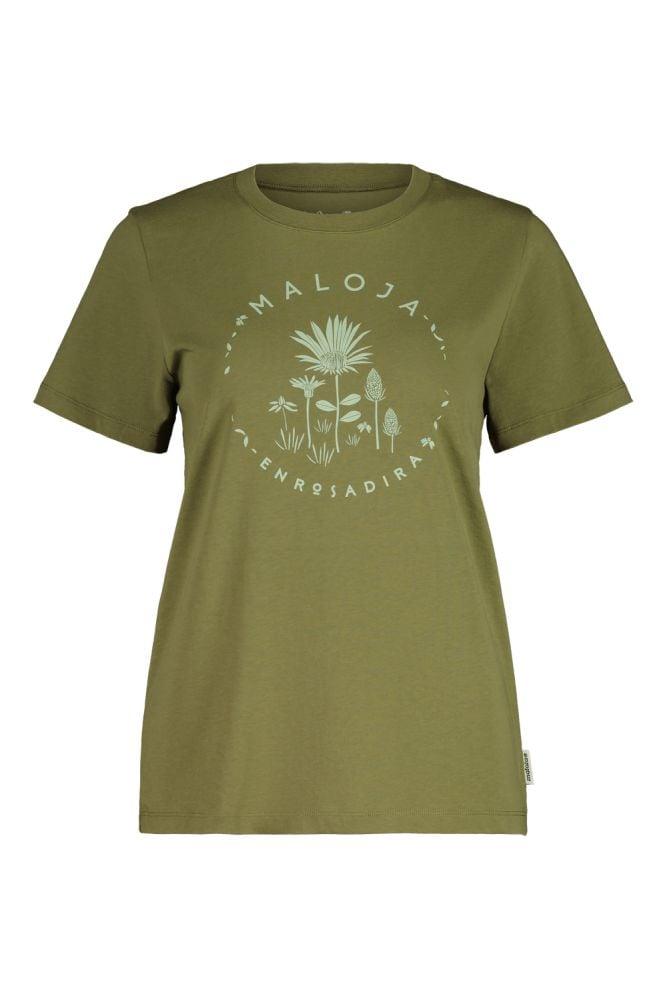 Maloja PeniaM. Organic Cotton Tee - Liquid-Life #Wähle Deine Farbe_Moss