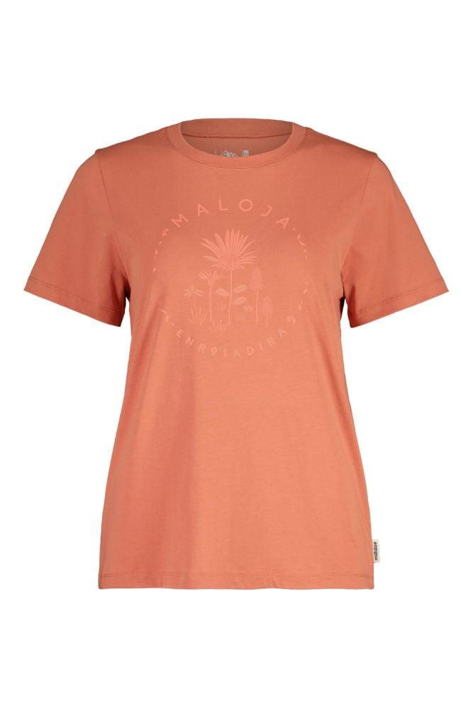 Maloja PeniaM. Organic Cotton Tee - Liquid-Life #Wähle Deine Farbe_Rosewood