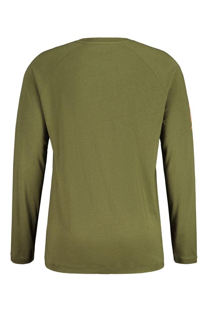 Maloja RigaisM. Wood Cotton Longsleeve - Liquid-Life #Wähle Deine Farbe_Moss