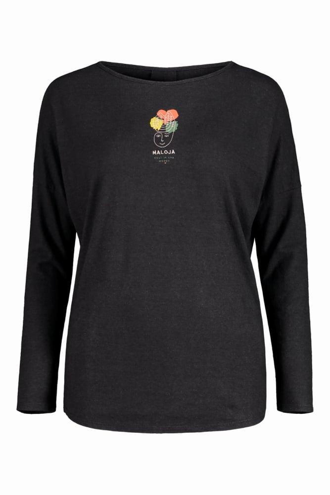 Maloja SpringkrautM. Longsleeve - Liquid-Life #Wähle Deine Farbe_Moonless