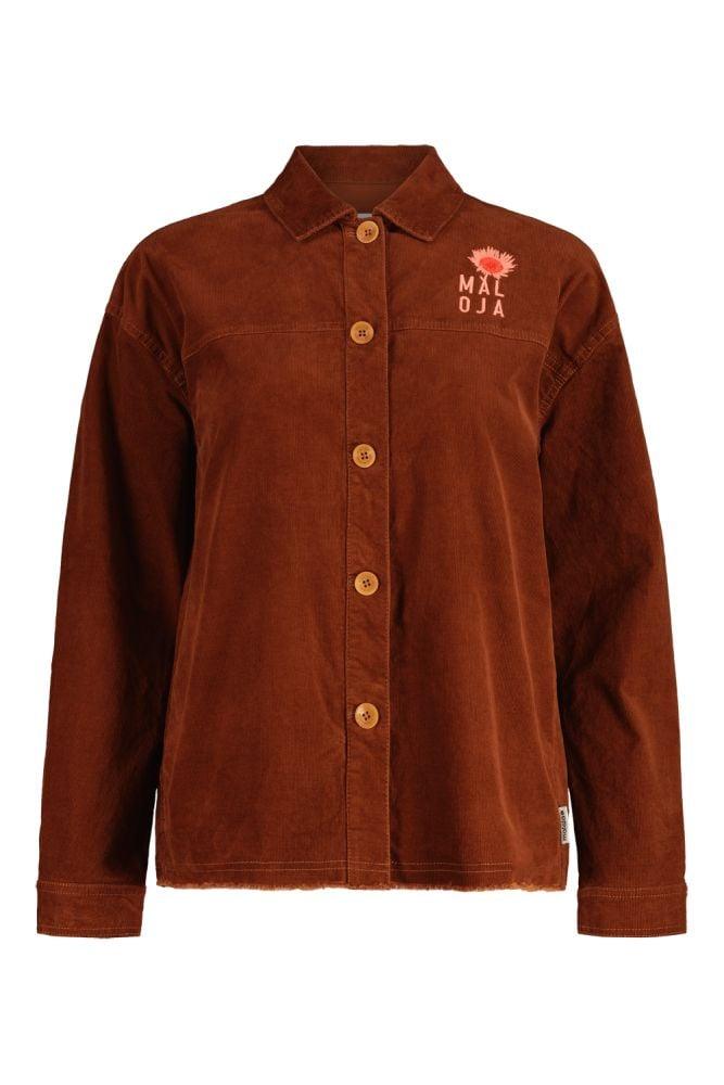 Maloja TschinglsM. Organic Cord Stretch Shirt - Liquid-Life #Wähle Deine Farbe_Chestnut