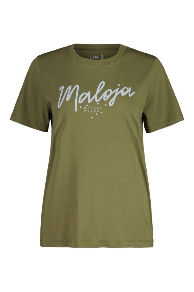 Maloja VogelbeereM. Organic Cotton Tee - Liquid-Life #Wähle Deine Farbe_Moss