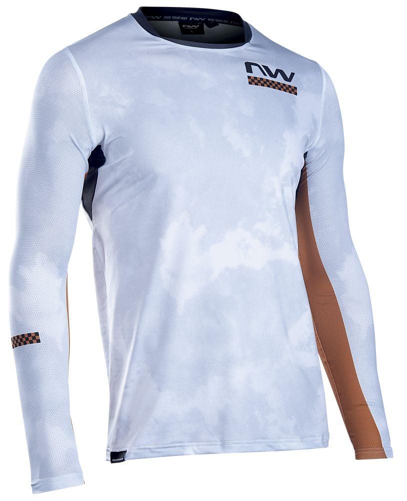 Northwave Bomb Jersey Long Sleeves - Liquid-Life #Wähle Deine Farbe_White/Gold
