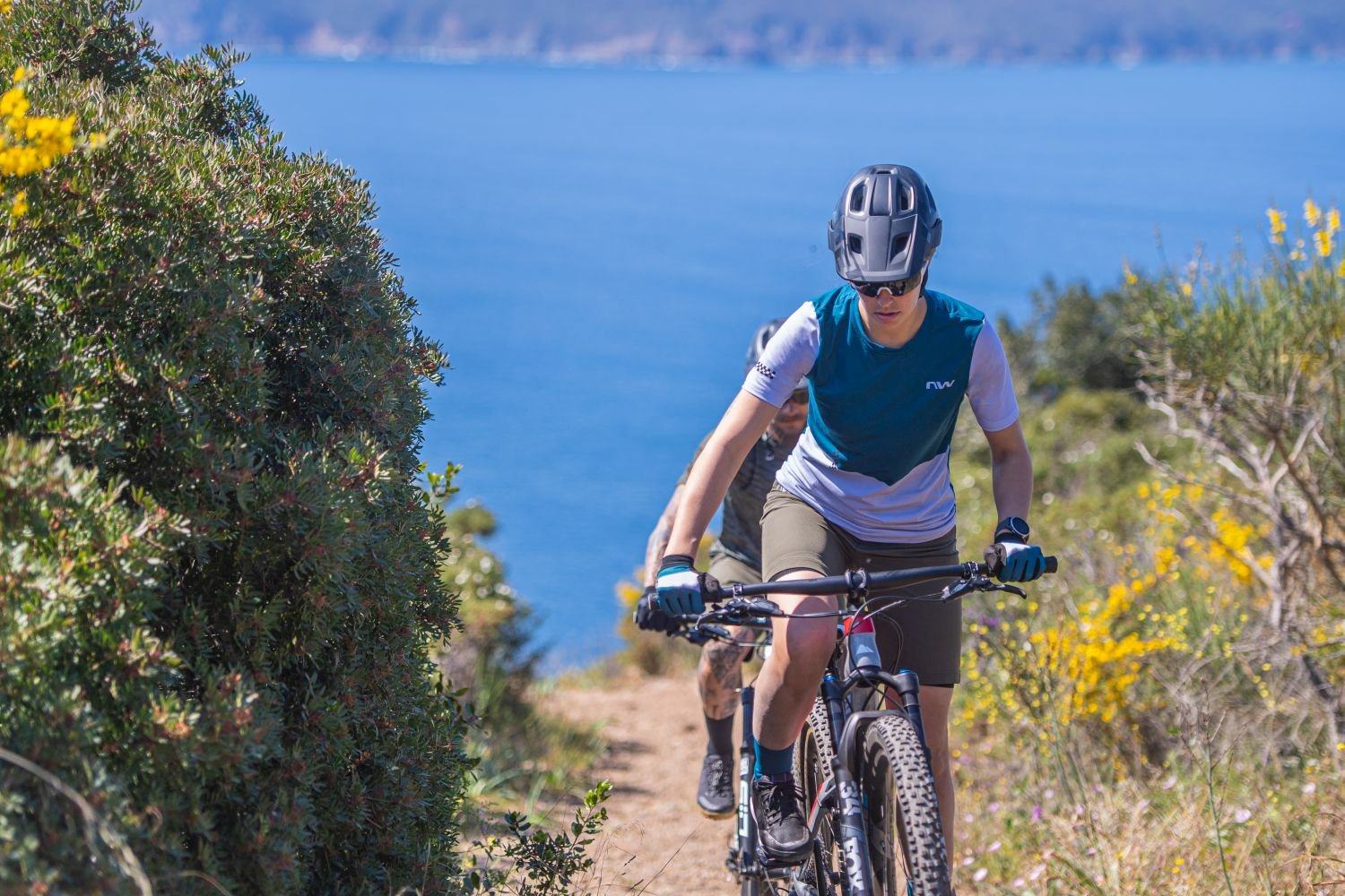 Northwave Xtrail 2 Woman Jersey Short Sleeve - Liquid-Life #Wähle Deine Farbe_Blue/Grey