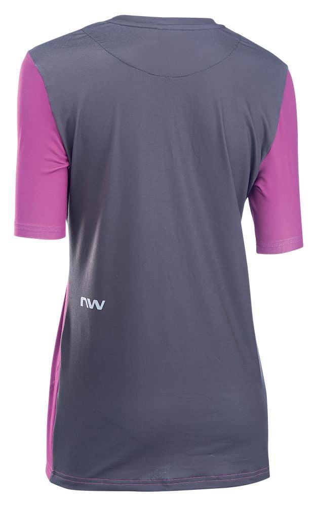 Northwave Xtrail 2 Woman Jersey Short Sleeve - Liquid-Life #Wähle Deine Farbe_Dark Grey/Pink