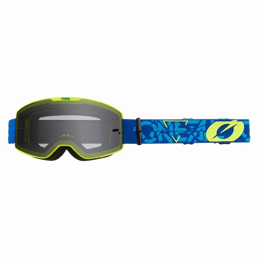 O'Neal B-20 Goggle Strain - Liquid-Life #Wähle Deine Farbe_gray blue/neon yellow