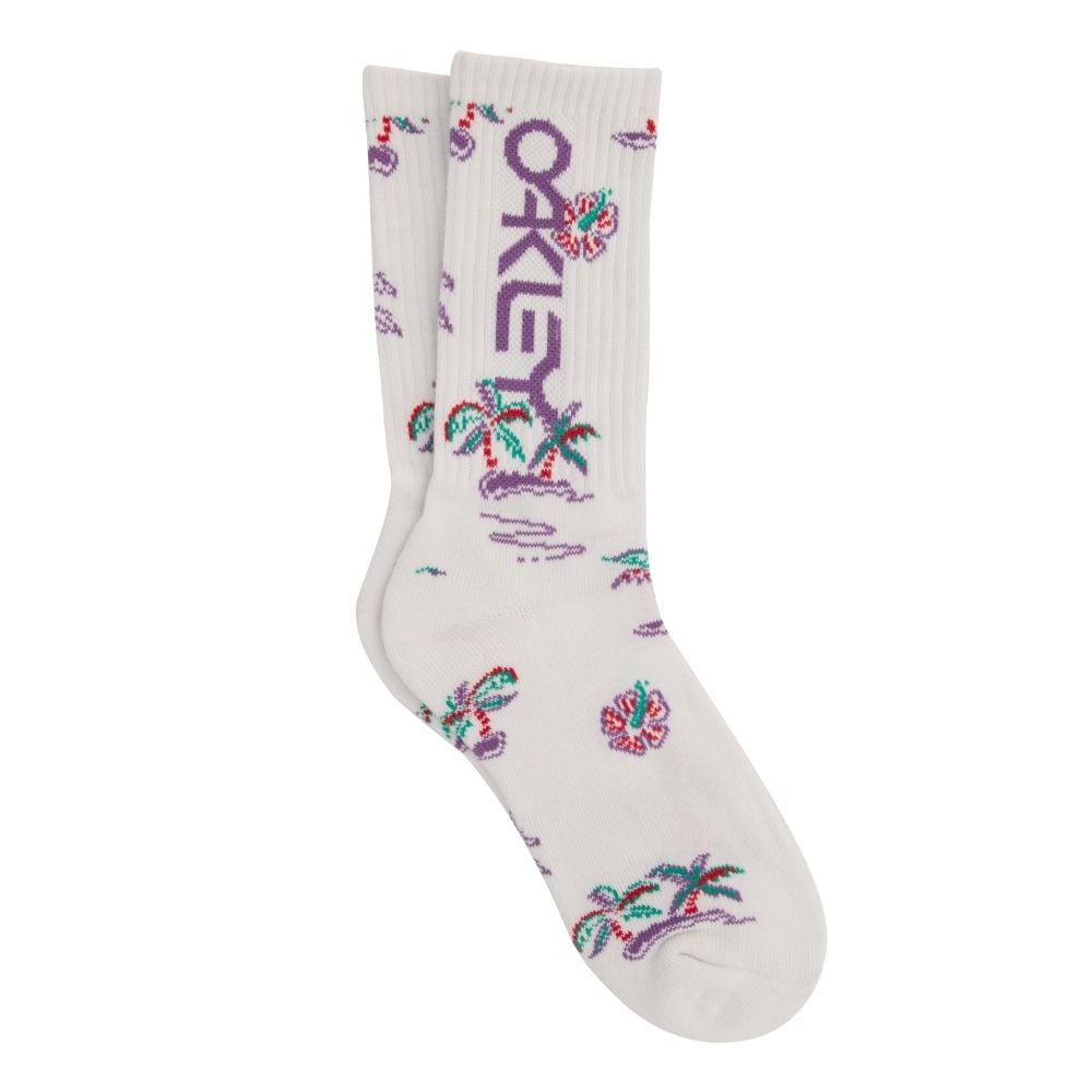 Oakley Paradise B1B Crew Sock - Liquid-Life #Wähle Deine Farbe_White