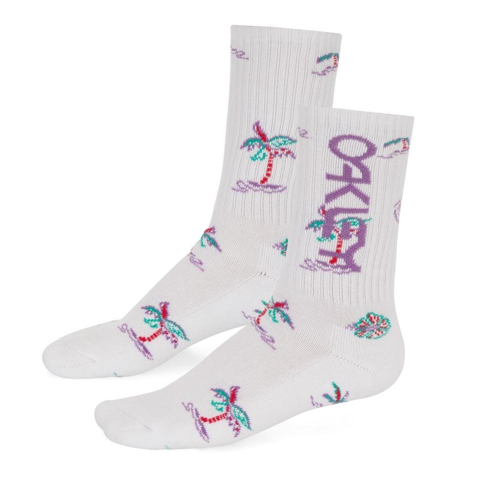 Oakley Paradise B1B Crew Sock - Liquid-Life #Wähle Deine Farbe_White