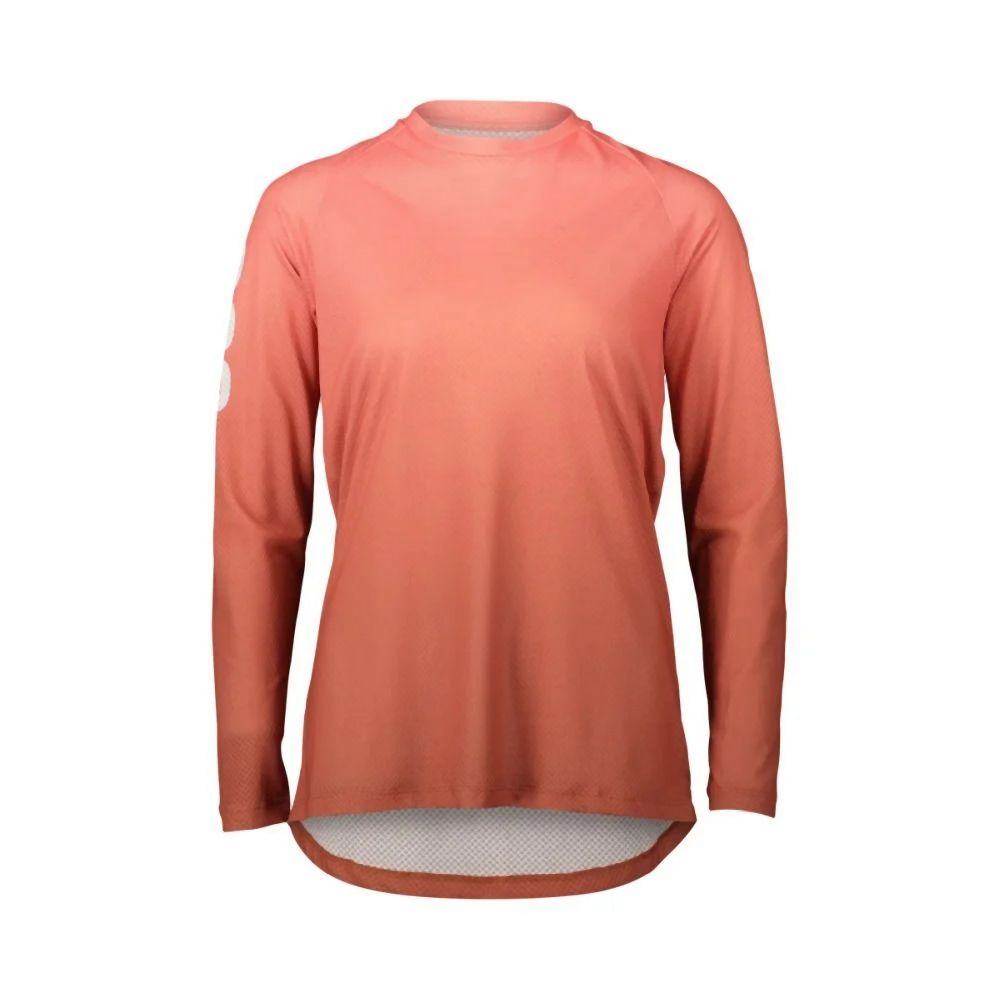 POC W's Essential MTB Lite LS Jersey - Liquid-Life #Wähle Deine Farbe_Ammolite Coral