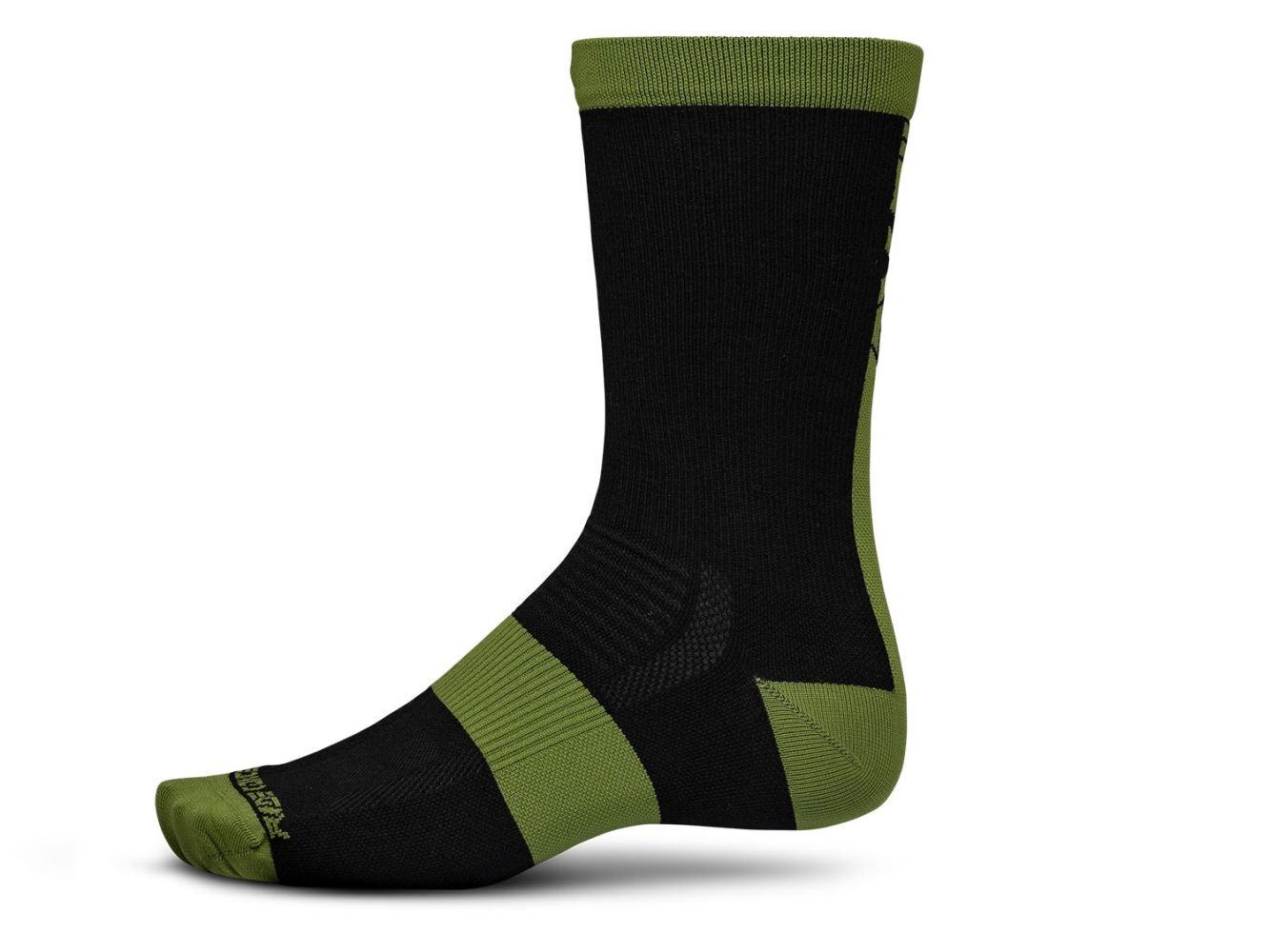Ride Concepts Mullet Merino Socks - Liquid-Life #Wähle Deine Farbe_Black/Olive