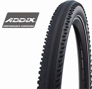 Schwalbe Hurricane Drahtreifen Performance Line Addix Black-Reflex RaceGuard E-25 - Liquid-Life