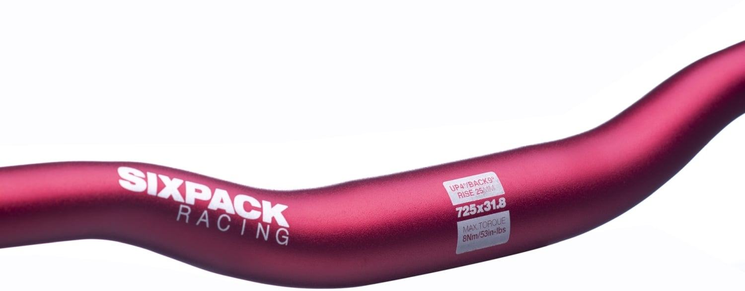 Sixpack Lenker Menace 725 x Ø31.8 - Liquid-Life #Wähle Deine Farbe_Red