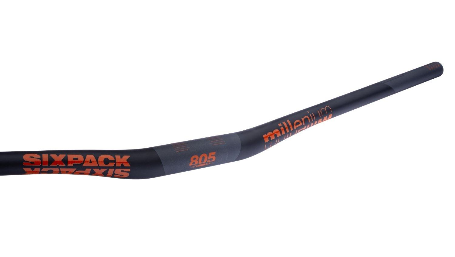 Sixpack Millenium 805 X 31.8 Rise:20 - Liquid-Life #Wähle Deine Farbe_Carbon Black/Orange