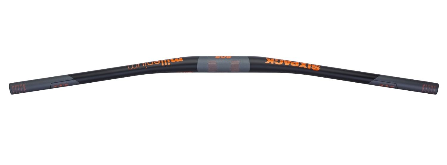 Sixpack Millenium 805 X 31.8 Rise:20 - Liquid-Life #Wähle Deine Farbe_Carbon Black/Orange