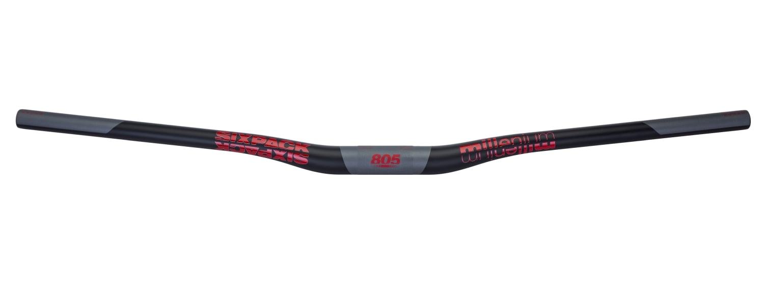 Sixpack Millenium 805 X 31.8 Rise:20 - Liquid-Life #Wähle Deine Farbe_Carbon Black/Red