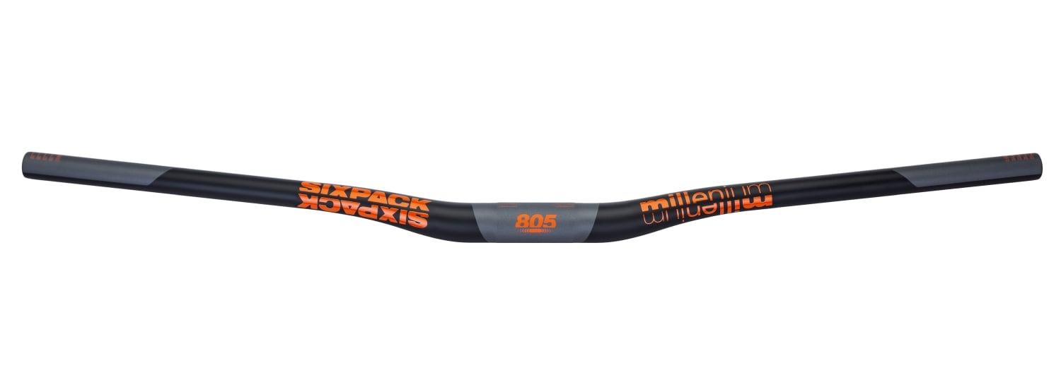 Sixpack Millenium 805 X 31.8 Rise:20 - Liquid-Life #Wähle Deine Farbe_Carbon Black/Orange