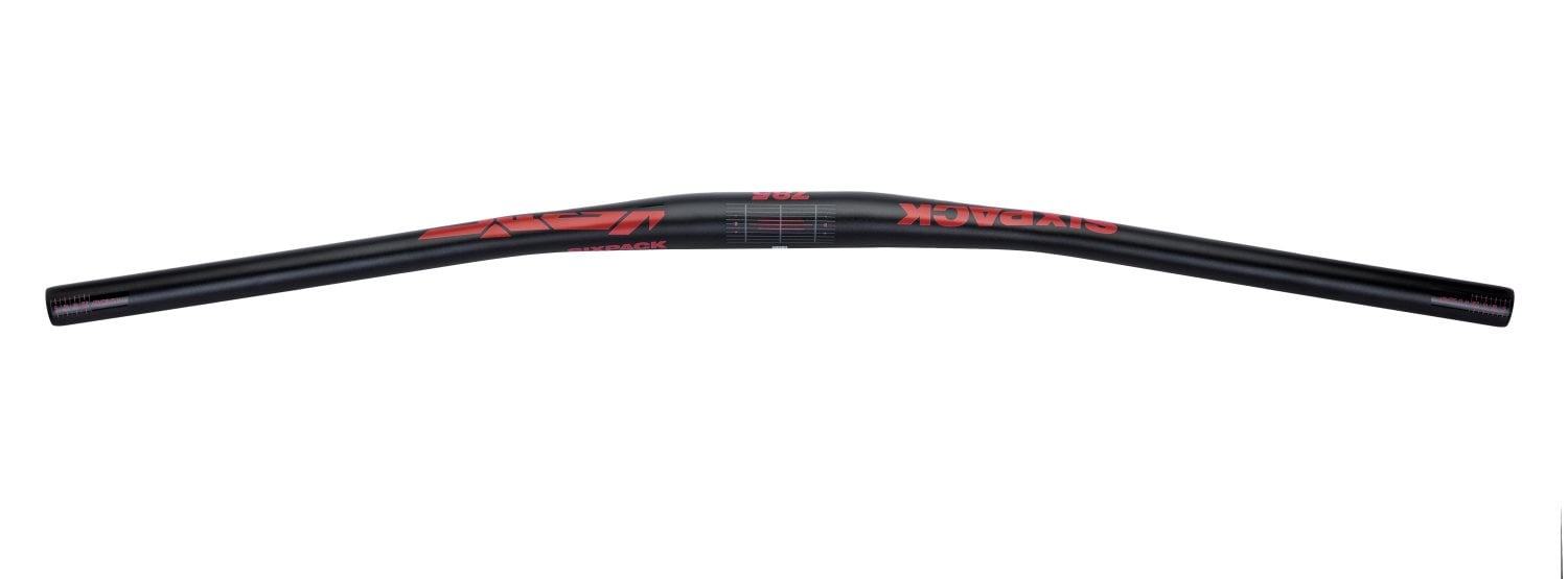 Sixpack Vertic 785 X 31.8 Rise:20 Lenker - Liquid-Life #Wähle Deine Farbe_black/red