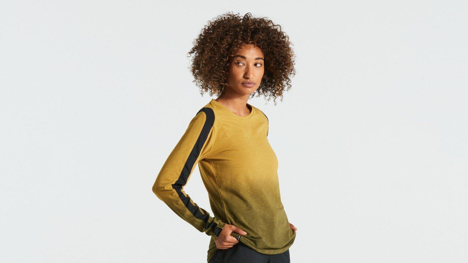 Specialized Trail Jersey LS Wmn - Liquid-Life #Wähle Deine Farbe_Harvest Gold Spray
