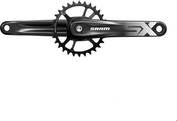 SRAM Kurbelgarnitur SX Eagle 170mm, 32T DM, schwarz ohne Powerspline Innenlager, Boost - Liquid-Life