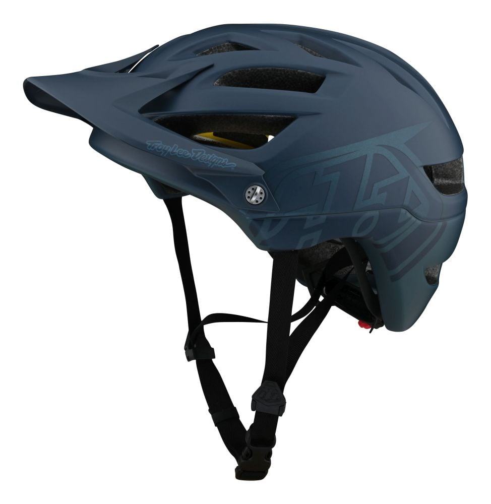 Troy Lee Designs A1 MIPS Helm Classic - Liquid-Life #Wähle Deine Farbe_Slate blue