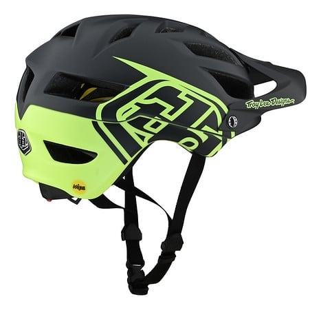 Troy Lee Designs A1 MIPS Helmet Classic - Liquid-Life #Wähle Deine Farbe_Gray / Green
