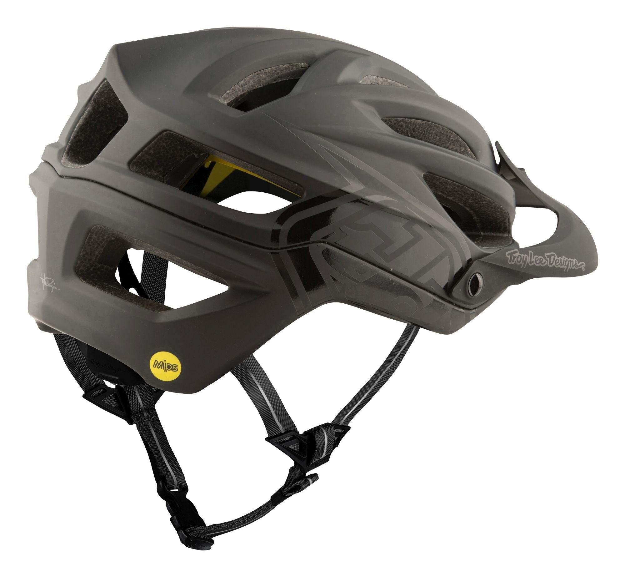 Troy Lee Designs A2 MIPS Helm Decoy - Liquid-Life #Wähle Deine Farbe_black
