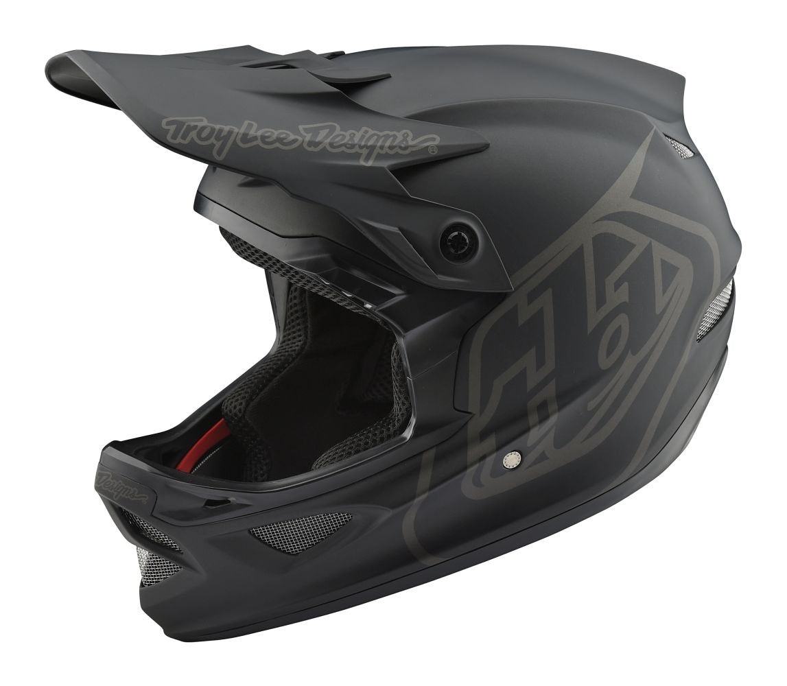 Troy Lee Designs D3 Fiberlite - Liquid-Life #Wähle Deine Farbe_Mono Black