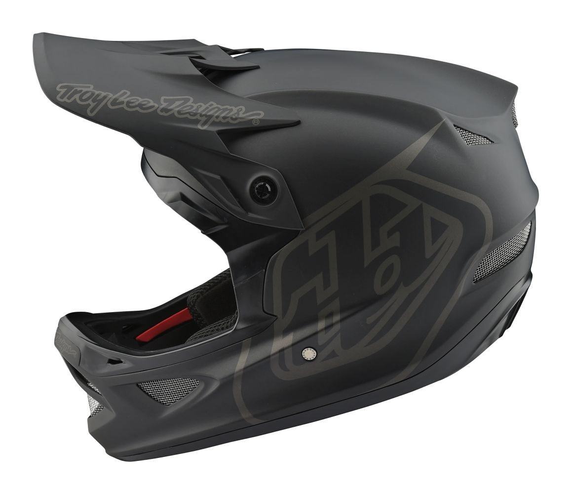 Troy Lee Designs D3 Fiberlite - Liquid-Life #Wähle Deine Farbe_Mono Black