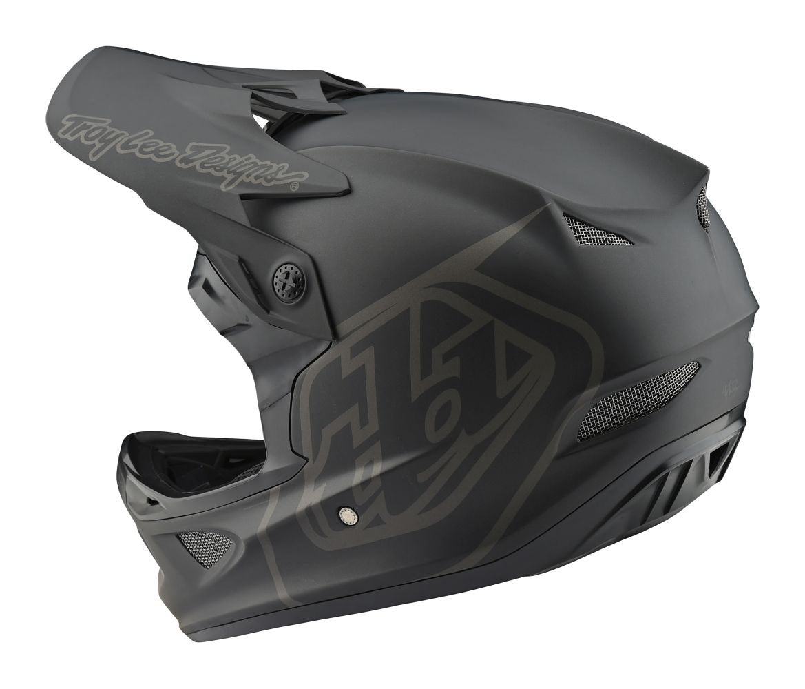 Troy Lee Designs D3 Fiberlite - Liquid-Life #Wähle Deine Farbe_Mono Black