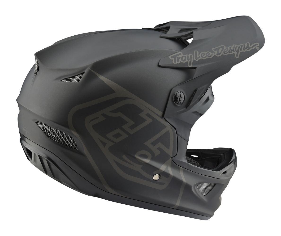 Troy Lee Designs D3 Fiberlite - Liquid-Life #Wähle Deine Farbe_Mono Black