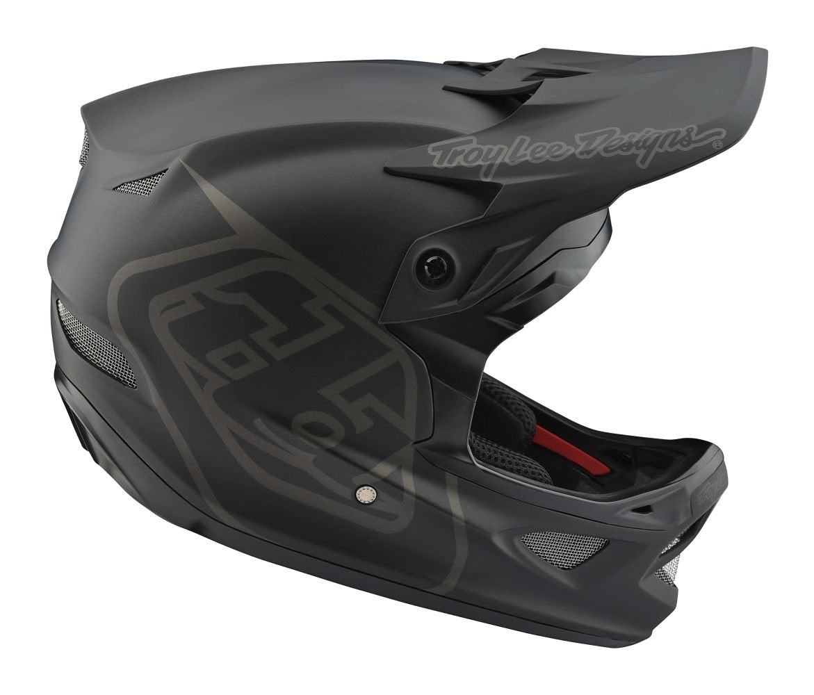Troy Lee Designs D3 Fiberlite - Liquid-Life #Wähle Deine Farbe_Mono Black