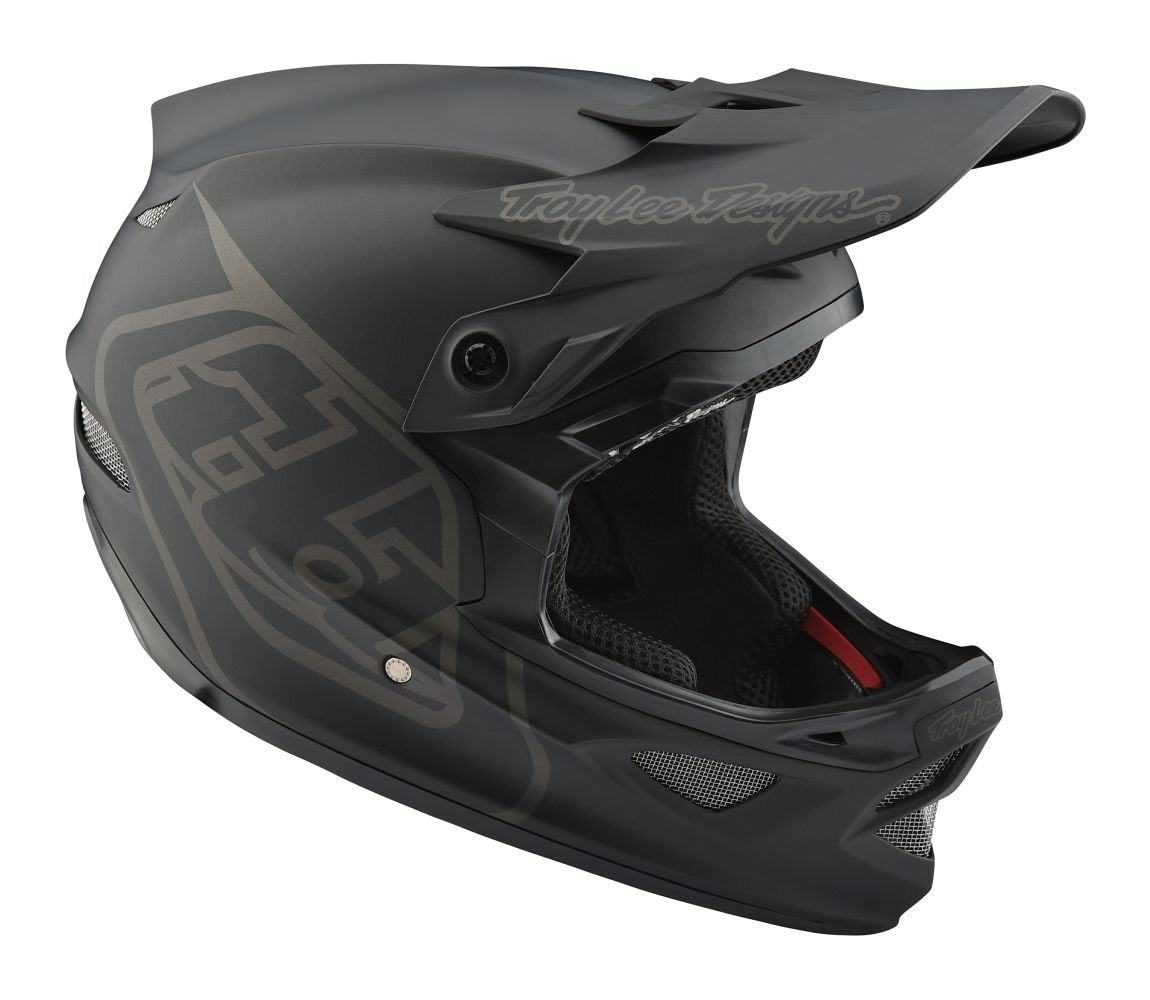 Troy Lee Designs D3 Fiberlite - Liquid-Life #Wähle Deine Farbe_Mono Black