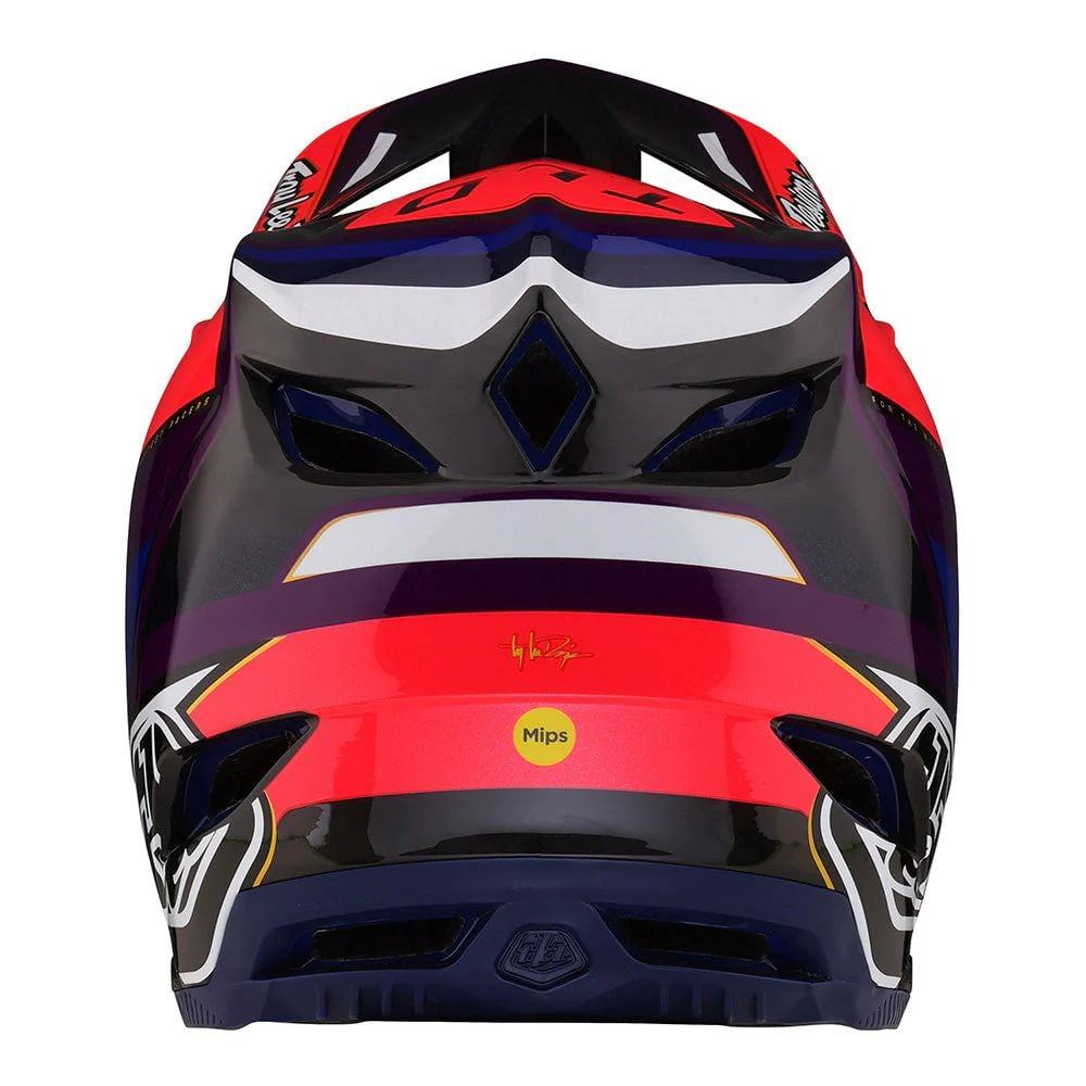 Troy Lee Designs D4 Carbon Helmet W/Mips - Liquid-Life #Wähle Deine Farbe_Reverb Pink / Purple