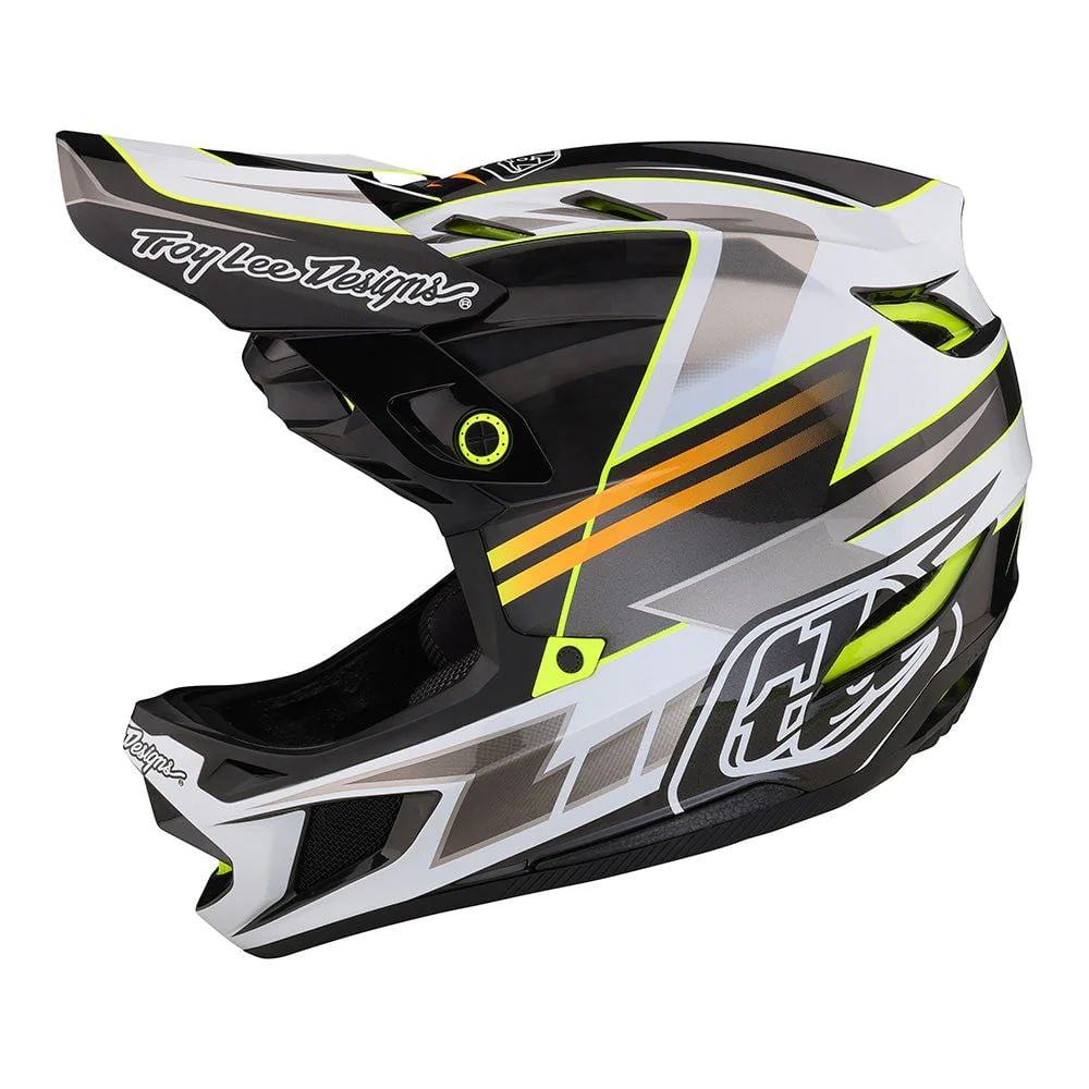 Troy Lee Designs D4 Carbon Helmet W/Mips - Liquid-Life #Wähle Deine Farbe_Saber Gray