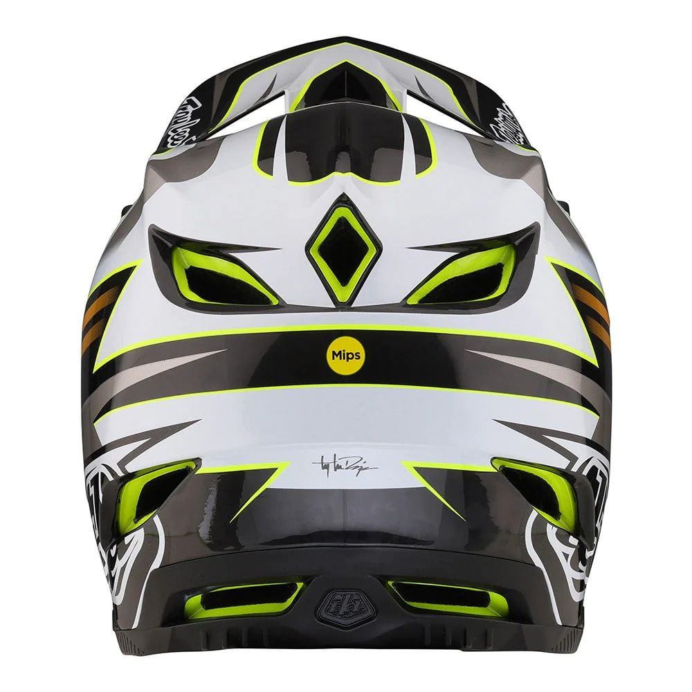 Troy Lee Designs D4 Carbon Helmet W/Mips - Liquid-Life #Wähle Deine Farbe_Saber Gray