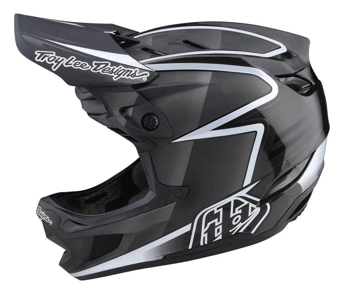 Troy Lee Designs D4 Carbon MIPS Helm Lines - Liquid-Life #Wähle Deine Farbe_black/gray